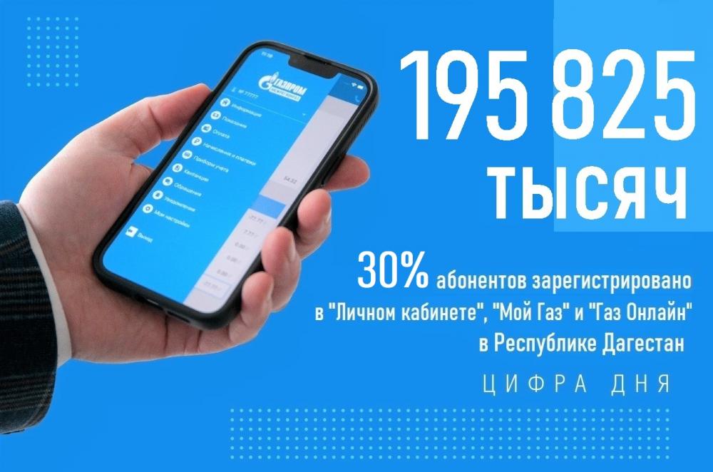Каждый третий потребитель газа в Дагестане проводит расчеты за газ онлайн